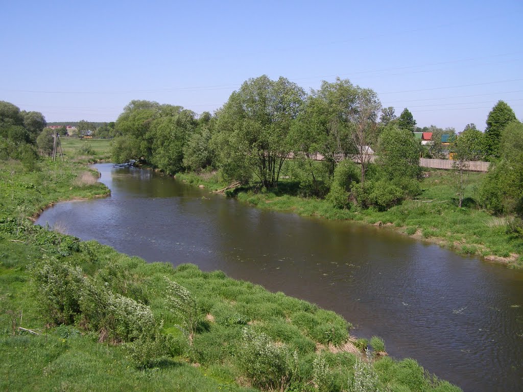 Река Лопасня в с. Крюково., Крюково