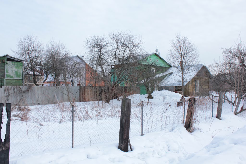 Вид на дома 22, 23 по ул. Кирова, Ликино-Дулево