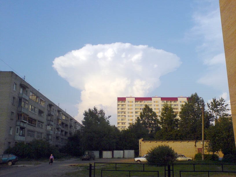 Panorama of ul. Chekkhova, Лобня