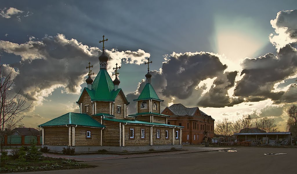 Воскресенск. Церковь Сергия Радонежского в Лопатинском, Лопатинский