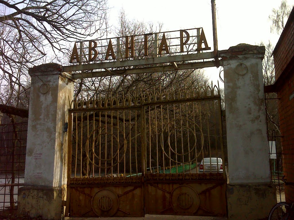Ворота дома отдыха "Авангард", Лукино