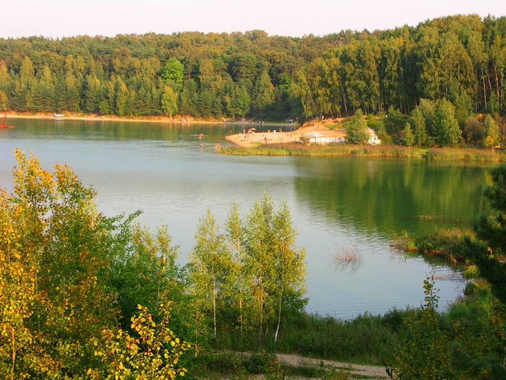 Озеро Волкуша и карьер, Лыткарино, Московская обл., Лыткарино