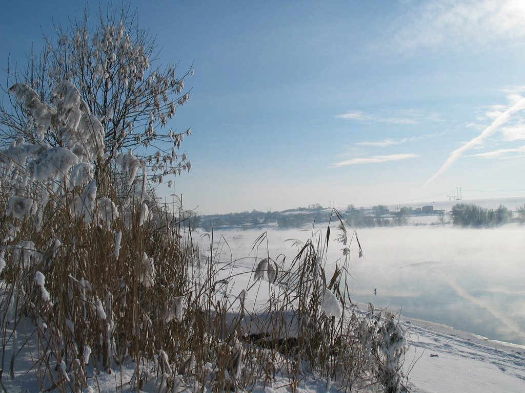 Зима. Москва-река, Лыткарино