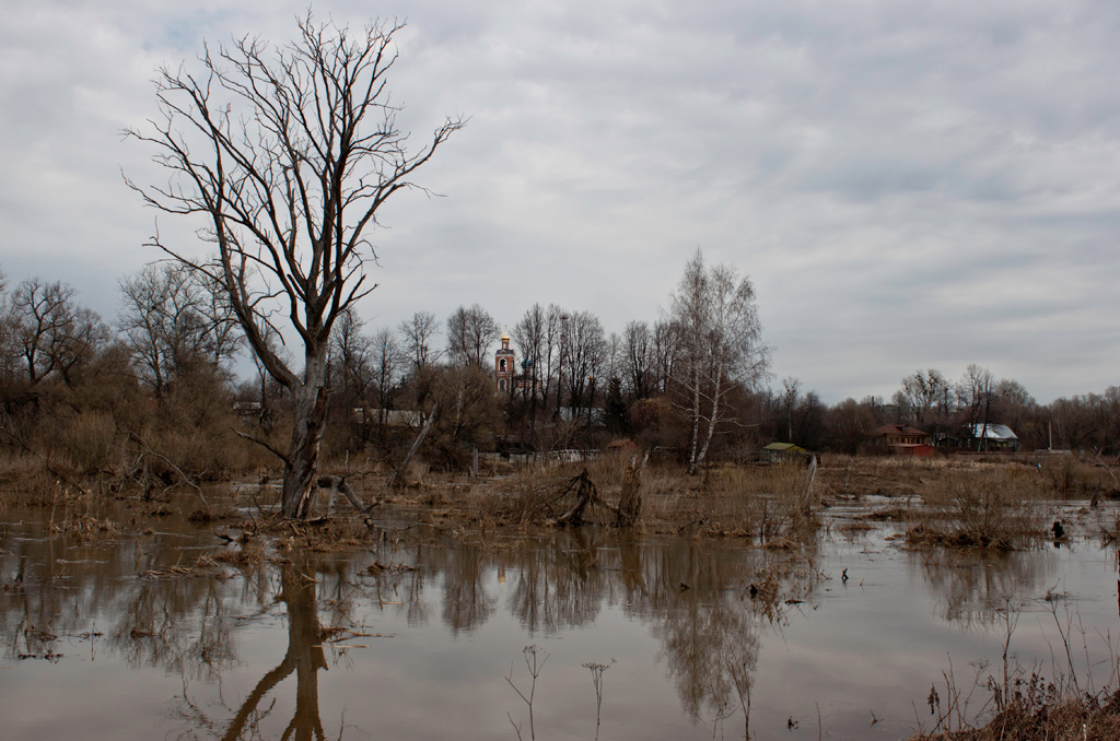 весенний разлив, Михнево