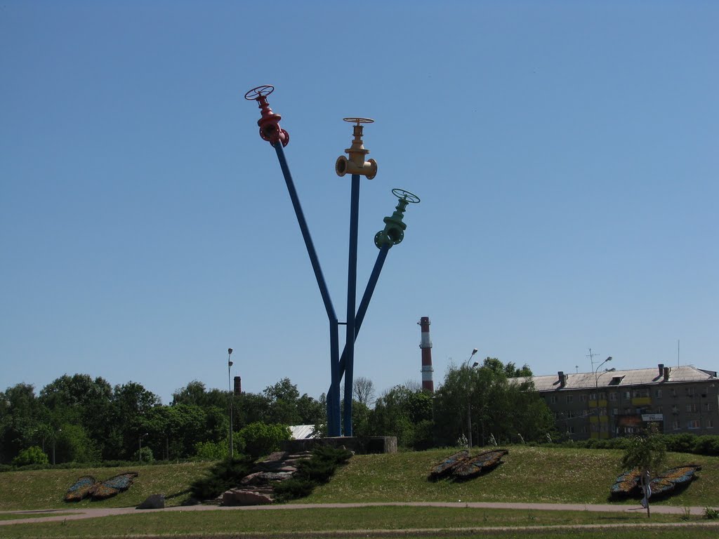 Монумент в честь 200-летия первого российского водопровода., Мытищи