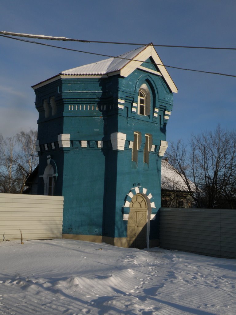 Нахабино, МО. Железнодорожная водокачная башня. Railway pump-house, Нахабино
