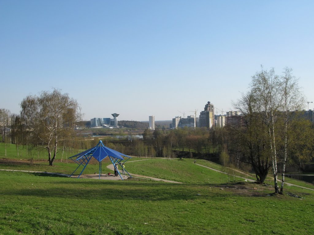View to new part of Krasnorgorsk, Новобратцевский