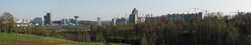 Panorama to new part of Krasnogorsk, Новоподрезково
