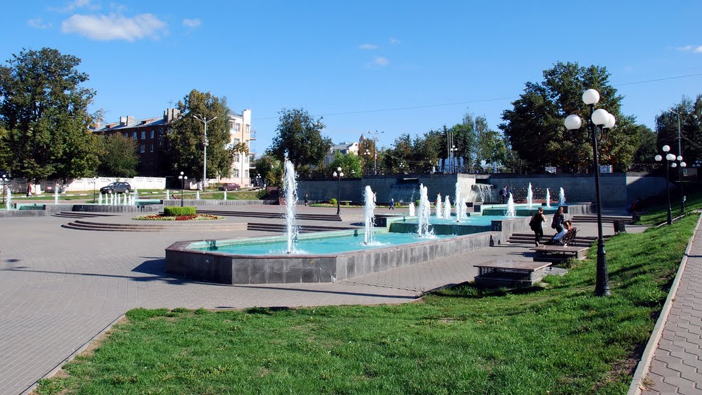 Площадь фонтанов., Ногинск