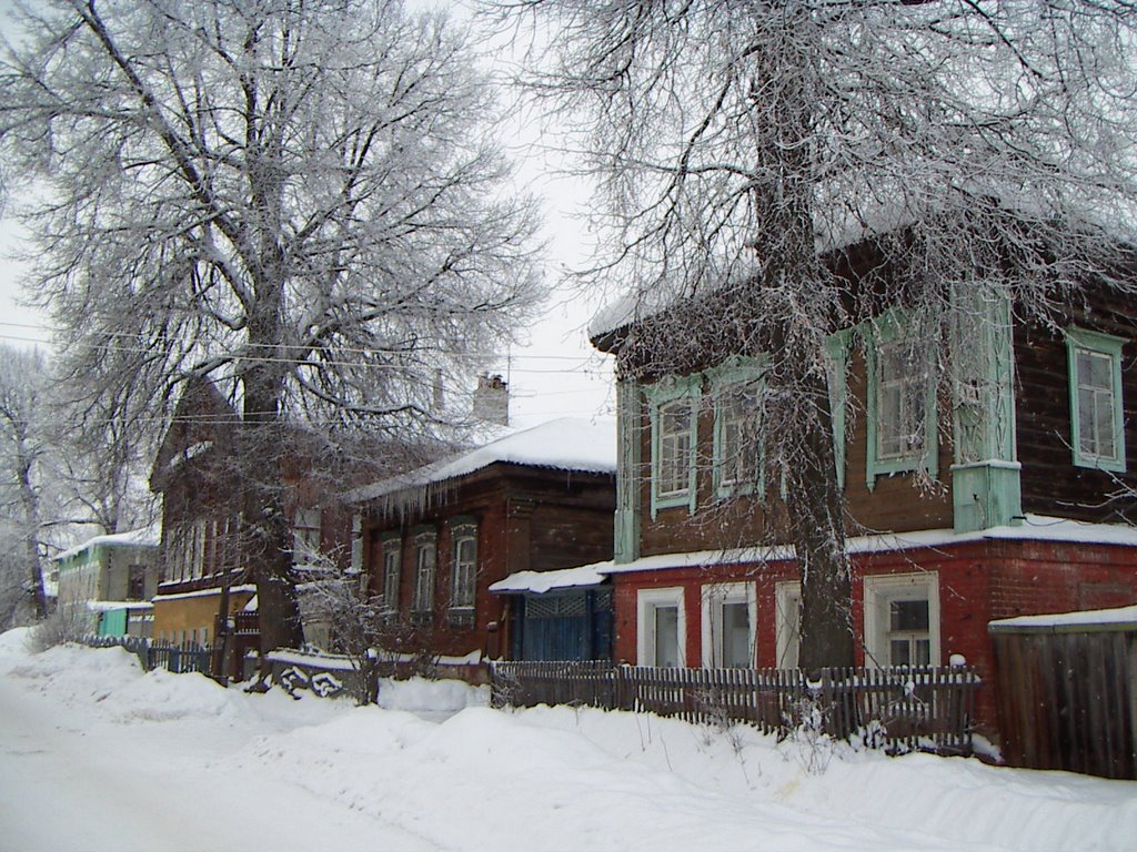 Small street in Pavlovo, Павловский Посад