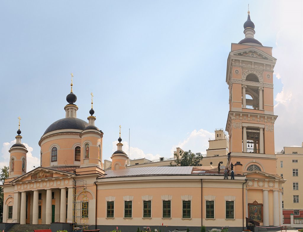 Собор Троицы Живоначальной в Подольске. Вид на северный фасад, Подольск