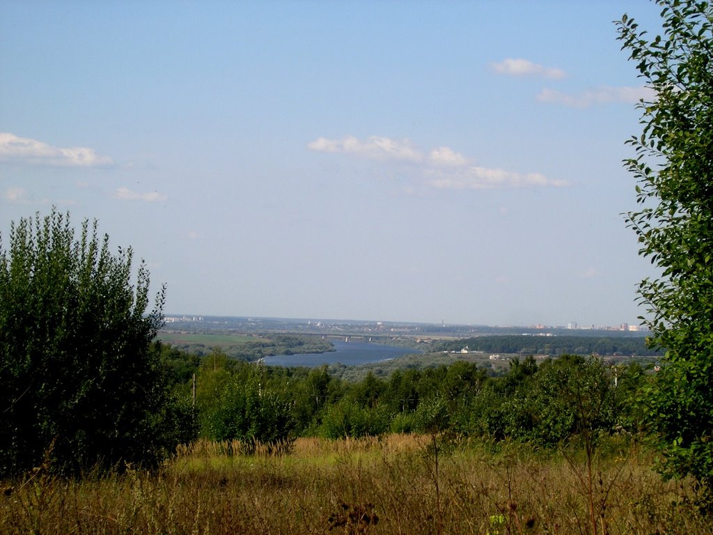 View of Oka River valley, Пущино