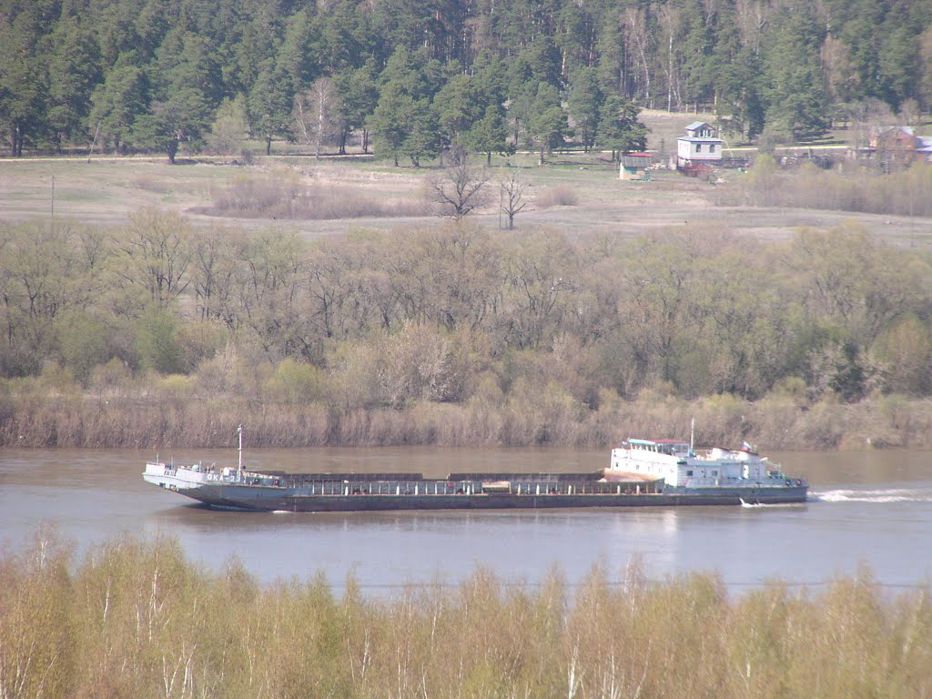 The barge, Пущино