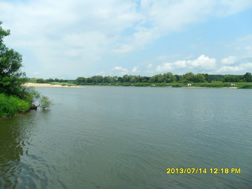 Река Ока. м, Пущино