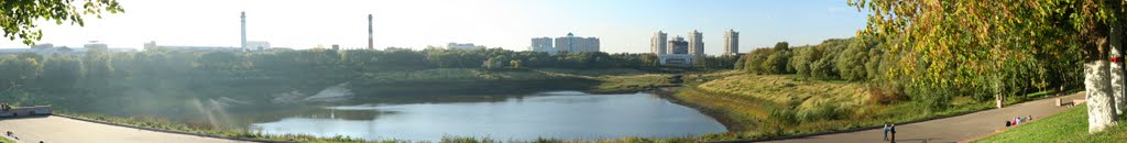 Панорама Борисоглебского озера, Раменское