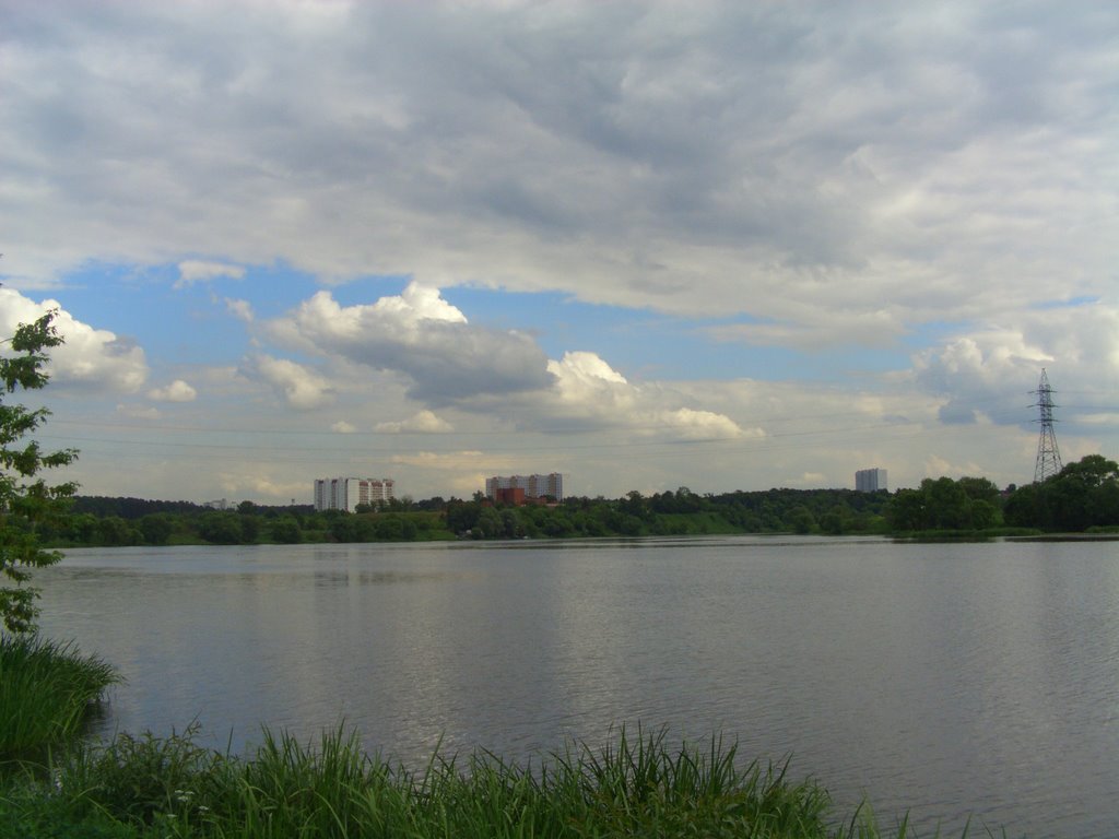 View of Rublevo from river Moskva, Рублево