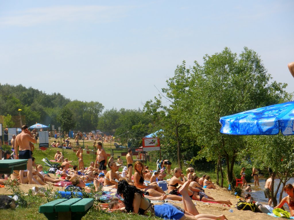 On the beach (пляж Мякинино), Рублево