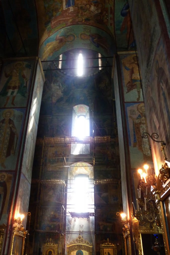 interiores místicos del monasterio, Сергиев Посад