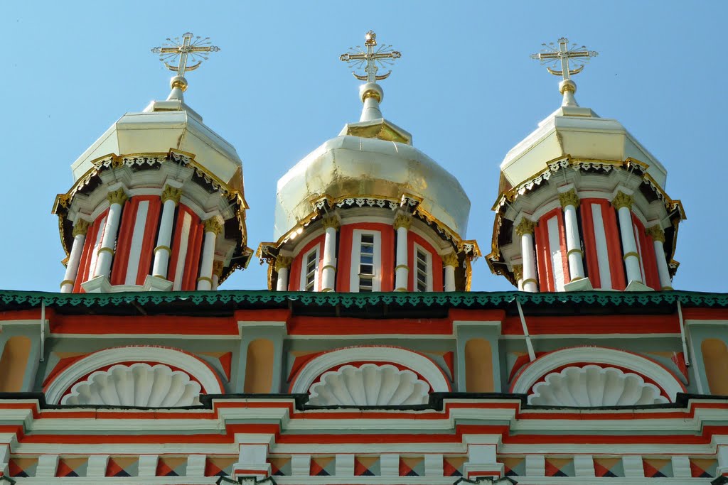 torres y cúpulas del monasterio de la trinidad II, Сергиев Посад