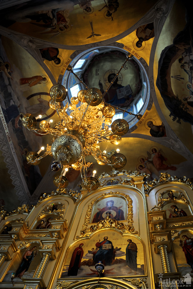 When Lights Are On - Interior of Seraphim Sarovsky Church in Sofrino Factory, Софрино