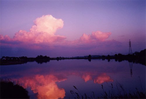 Летний закат. Карьер, Старая Купавна