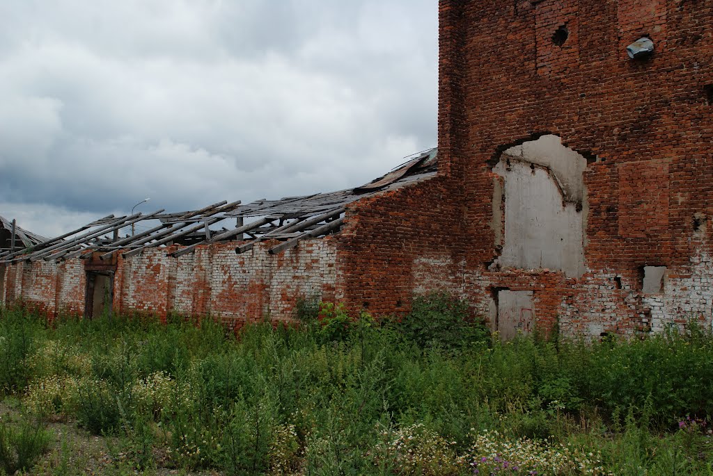 Руины пакгаузов на станции, Талдом