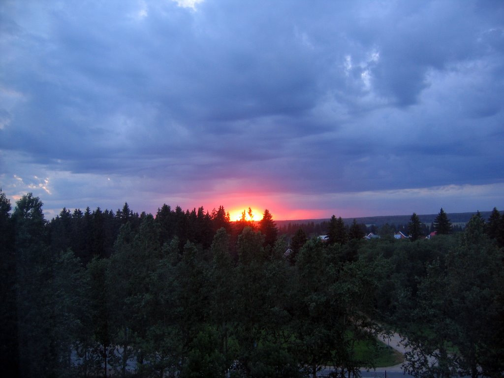 Закат в Трутеево, Тучково