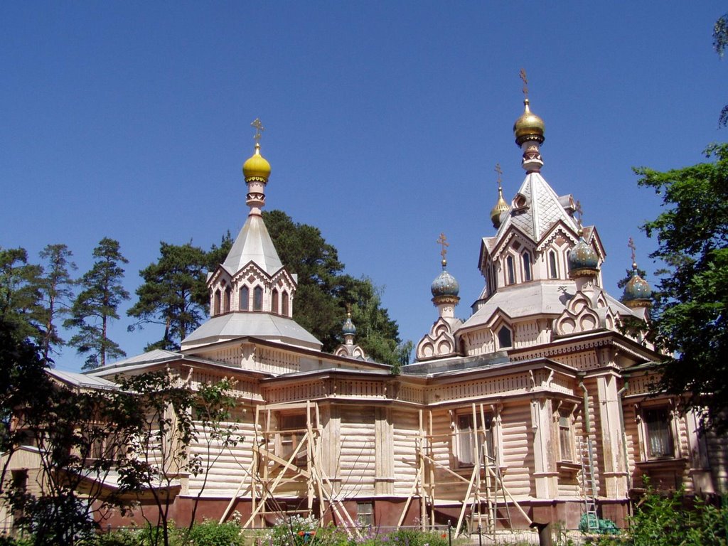 Свято-Троицкий храм (деревянный), 1897, Удельная
