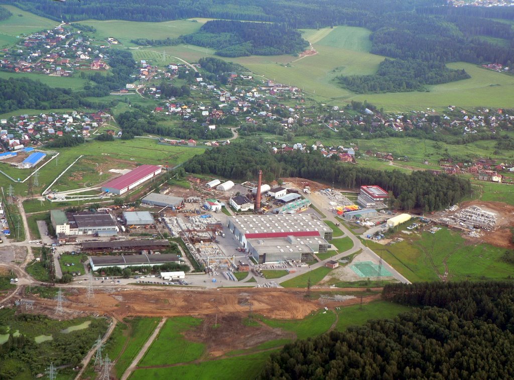 Over Industrial Facilities in Shodnya, Фирсановка