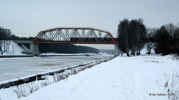 Eisenbahnbrücke bei Khlebnikowo, Шереметьевский