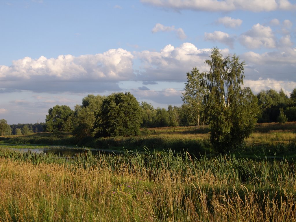 River Kliazma, Щелково