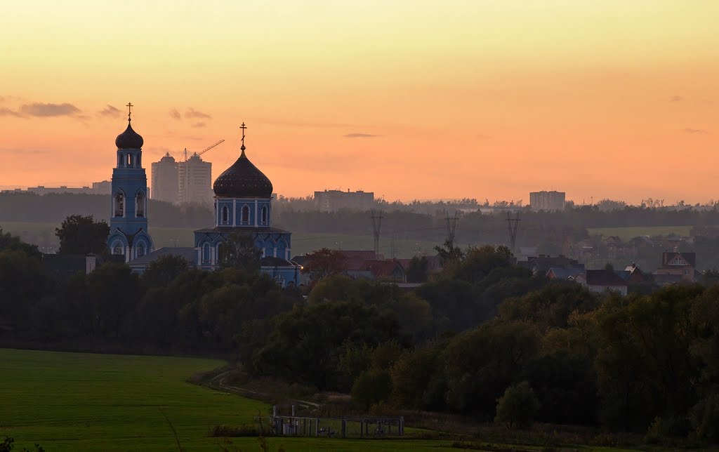 View from Scherbinka ancient settlement/Вид со Щербинского городища, Щербинка