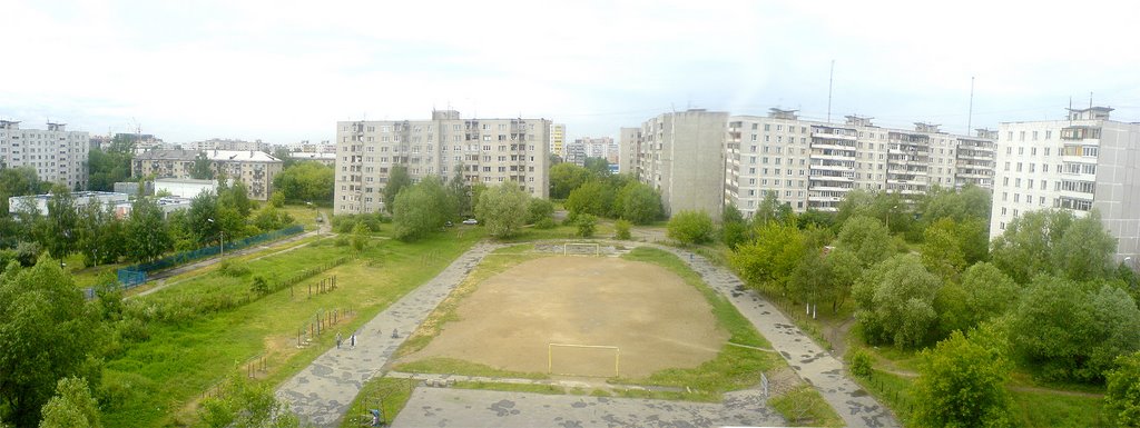 Панорама двора, Электросталь