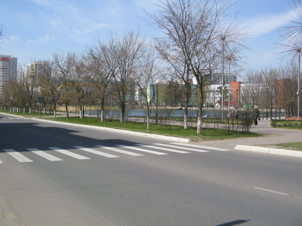 Пруд по улице Молодёжная / Pond along Molodezhnaya Street, Краснознаменск