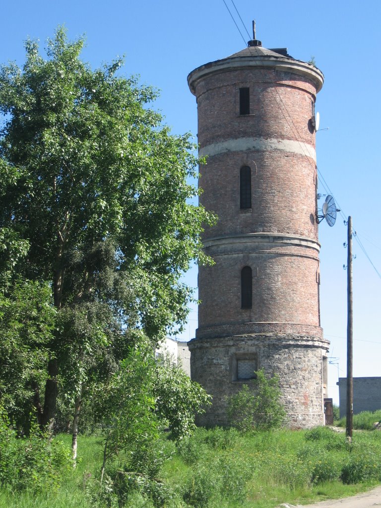 Water tower in Kandalaksha, Кандалакша