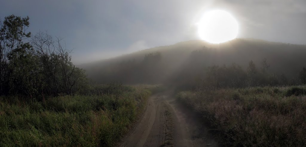 Sunrise & fog, Кильдинстрой
