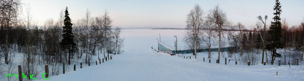 спуск для лыжников, Мончегорск