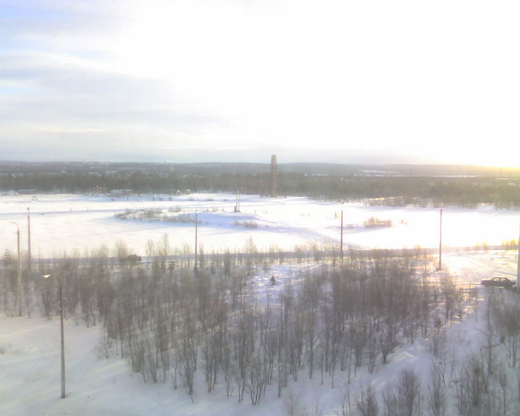 Вид на озеро, Оленегорск