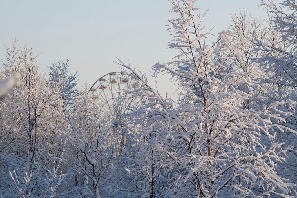 зима, Оленегорск