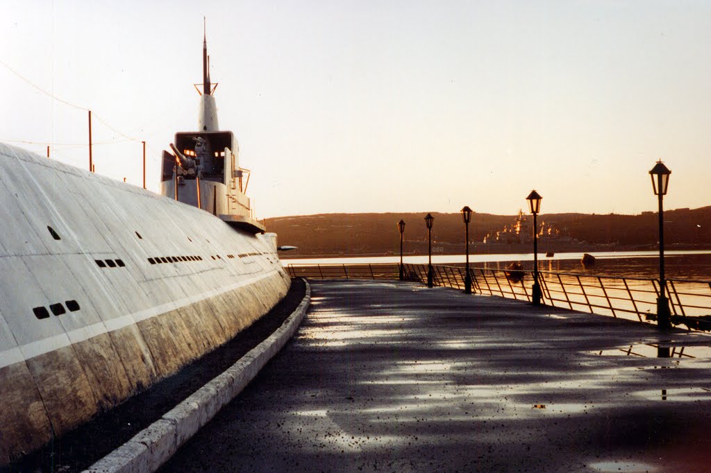 Подводная лодка К-21 на вечном приколе. Повредила"Тирпиц"(The submarine K-21 damaged the "Tirpitz"), Североморск
