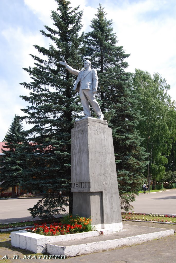 Демянск. Памятник В. И. Ленину/Demyansk. Monument to V. I. Lenin, 07.07.2011, Деманск