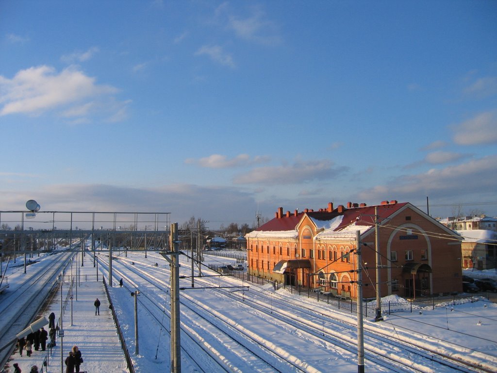 Вокзал в Окуловке, Окуловка