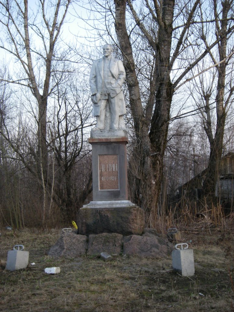Памятник Ленину, Окуловка