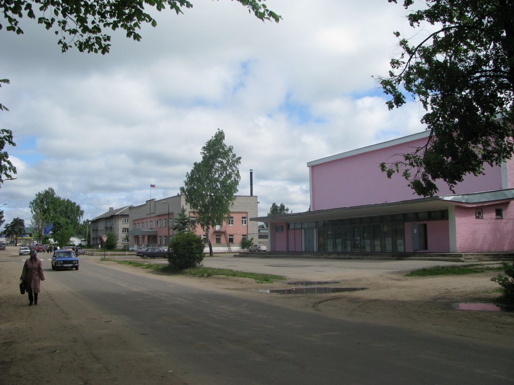 Pestovo, the pink centre, Пестово