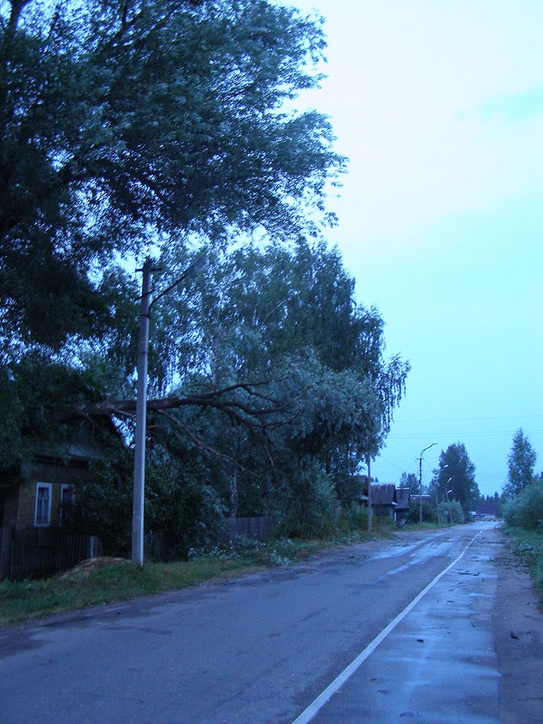 Пестово - после урагана, Пестово