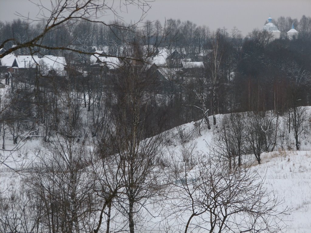Холм, зима 2007 (Kind on other party of the Lovat river ), Холм