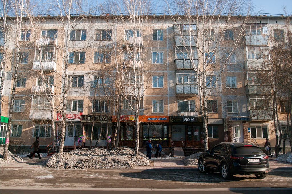 Бесчисленные магазины на Ленина., Бердск