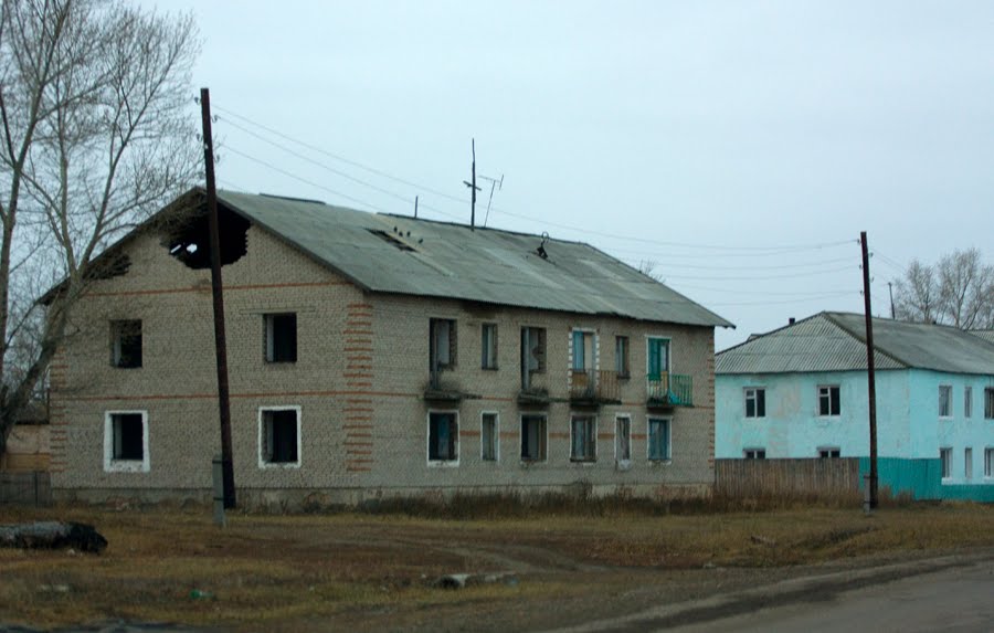 Брошенные дома в с. Подойниково, Михайловский