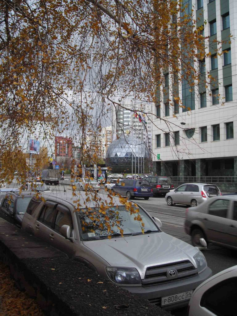 Пересечение Серебренниковской и Октябрьской магистрали, Новосибирск