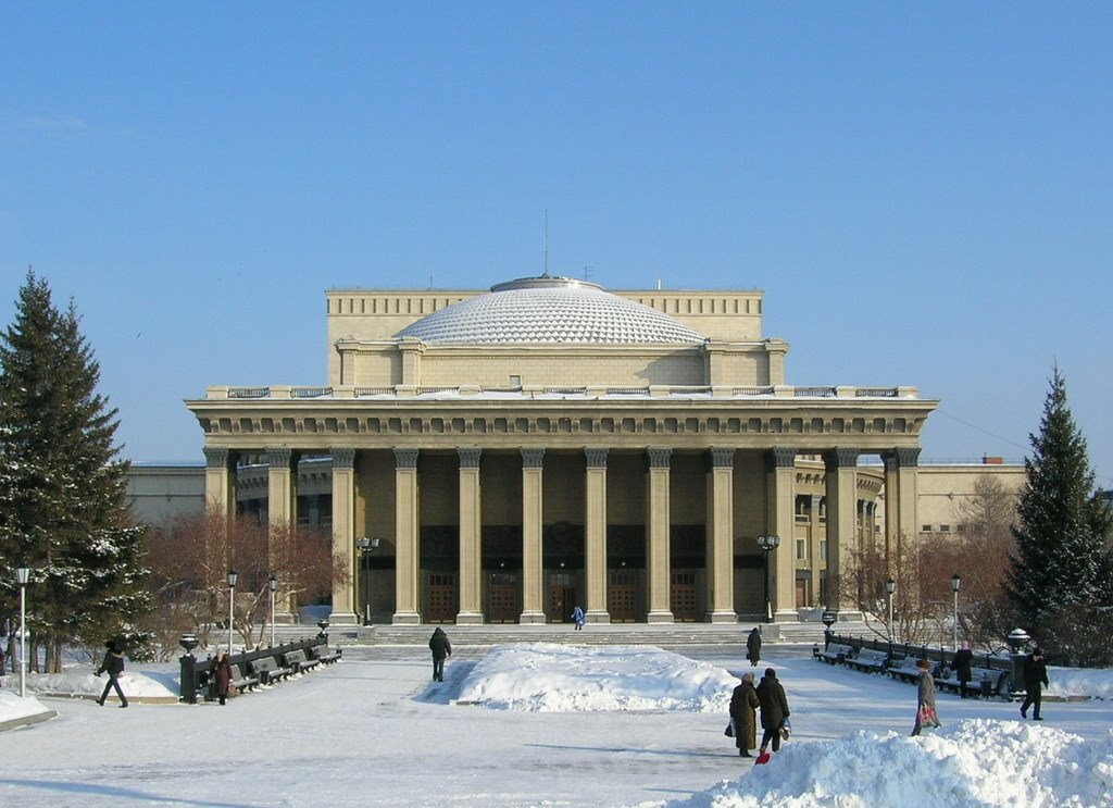 Russia, Novosibirsk, Opera-house, Новосибирск